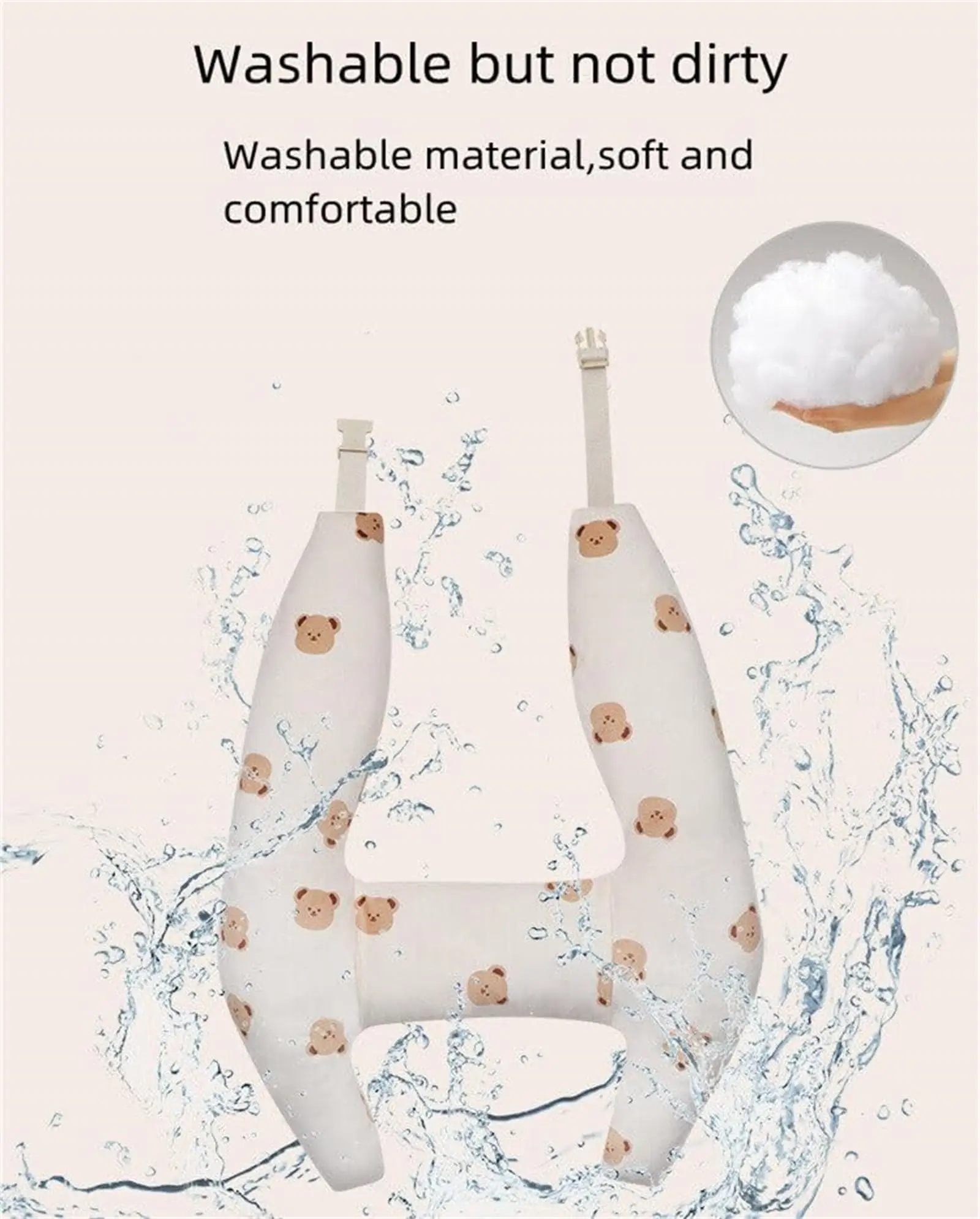 Machine washable head support